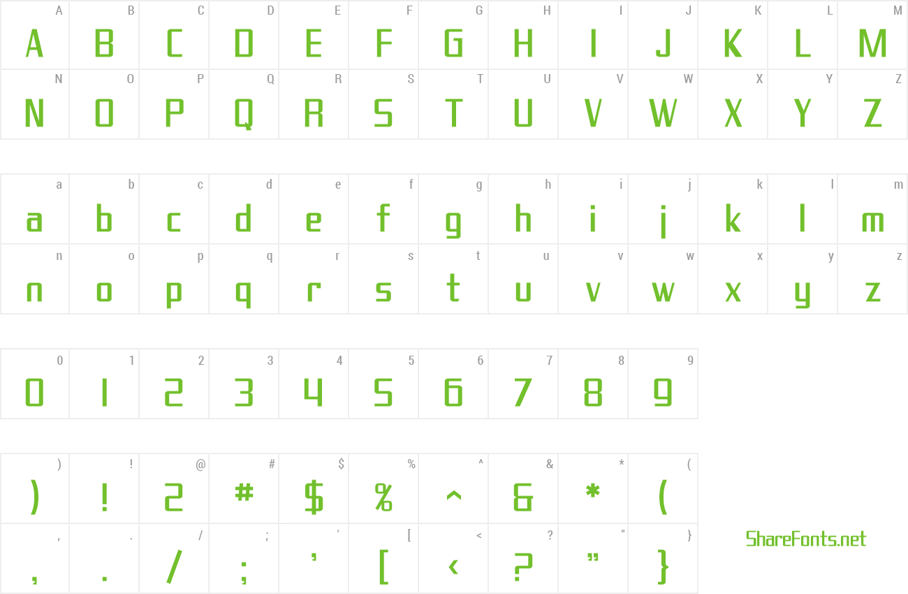 Font SF Theramin Gothic Condensed preview